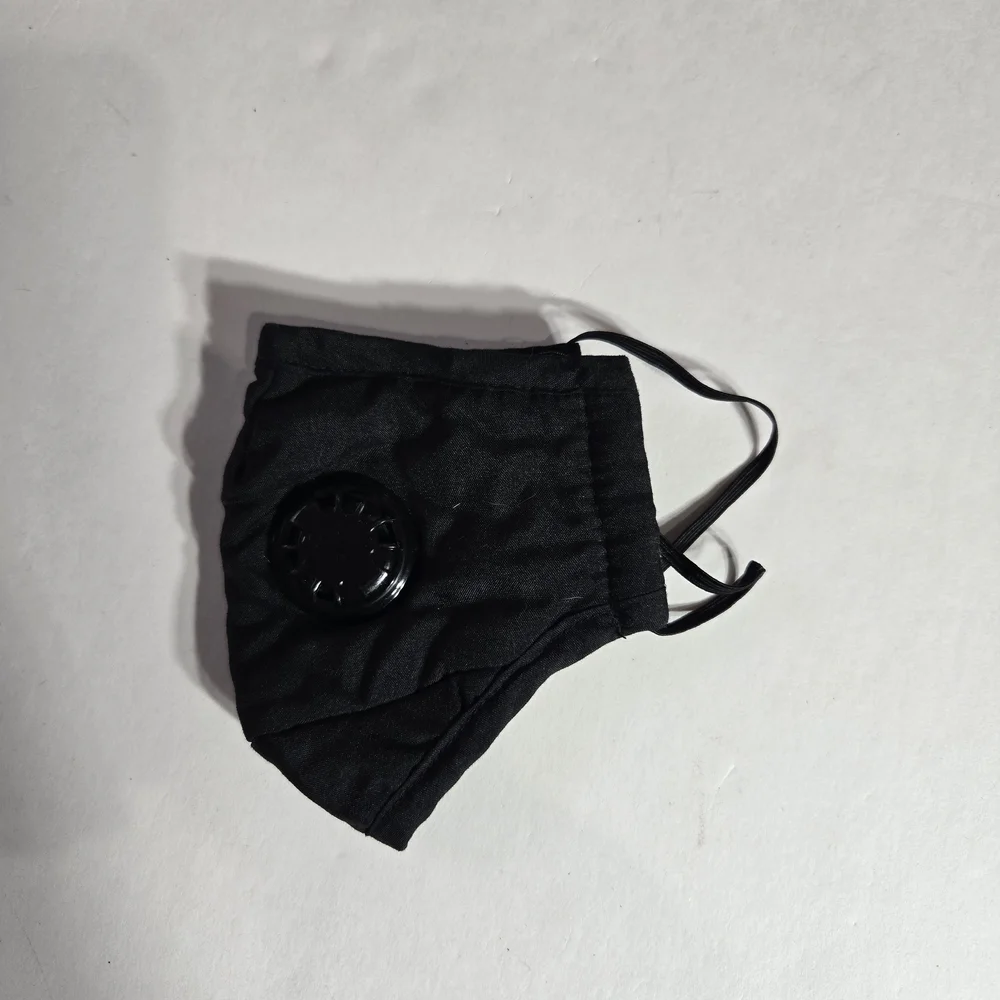 Black Face Mask with Vent